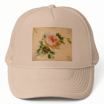 Victorian Pink Rose Hat