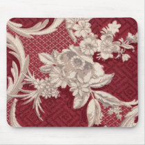Victorian Red Mousepad by LeAnnS123 Victorian Red Mousepad