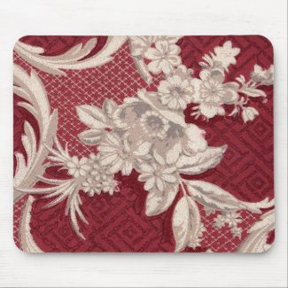 Victorian Red Mousepad mousepad