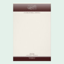 Victorian Red Red Wine Customized Stationery stationery