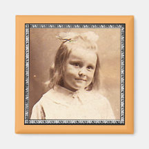 Victorian Roman Border Photo Frame Refrigerator Magnets