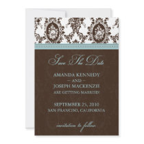 Victorian Romance Save The Date Announcement invitations