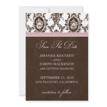 Victorian Romance Save The Date Announcement invitations