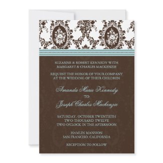 Victorian Romance Stylish Wedding Invitation