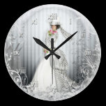 Victorian Rose Full Wall Clock wall clocks
