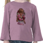 Victorian Rose Wreath Girl T-shirt