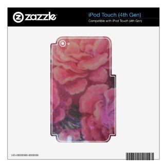 Victorian Roses Electronic Skins Skins For iPod Touch 4G