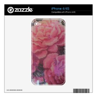Victorian Roses Electronic Skins iPhone 4 Decals