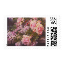 Victorian Roses Fine Art Postage