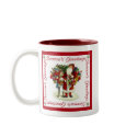 Victorian Santa and Donkey mugs by Memory_Lane Victorian Santa and Donkey mugs