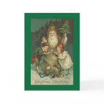 Victorian Santa Christmas Card Victorian Santa Christmas Card