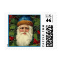 Victorian Santa Christmas Stamp