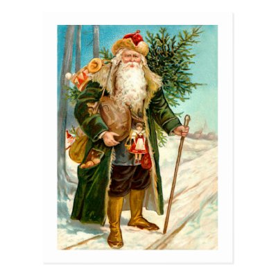 Victorian Santa Claus Post Card