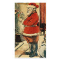 Victorian Santa Gift Card business cards by NixxysPicks Victorian Santa Gift Card business cards