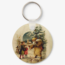 Victorian Santa keychains by NixxysPicks Victorian Santa keychains