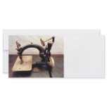 Victorian Sewing Machine Custom Rack Card