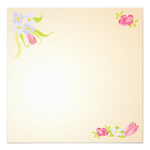 Victorian Stacked Tea Cups Tea Party Invitation