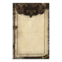 Victorian Steampunk and Gears Stationary Personalized Stationery