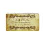 Victorian Steampunk Wedding Address Label