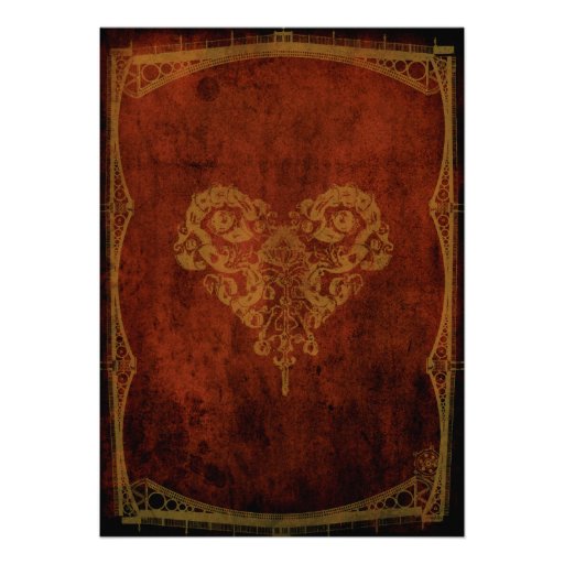 Victorian Steampunk Wedding Invites