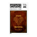 Victorian Steampunk Wedding Postage Stamp