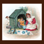 Victorian Tea Party in Doghouse posters