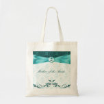 Victorian Teal Damask Mother of the Bride Bag/tote