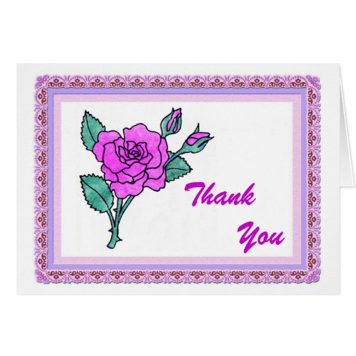 Victorian Thank You Card Zazzle