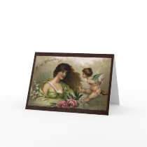 Victorian to My Valentine Love's Question cards