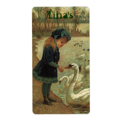 trumpeter swan book. Victorian Trumpeter Swan Girl