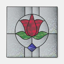 Victorian Tulip Magnet