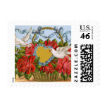Victorian Valentine Doves Postage
