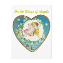 Victorian Valentine On the Angels of Angels Gifts postcards