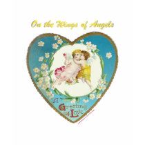 Victorian Valentine On the Angels of Angels Gifts t-shirts