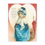 Victorian Valentine Postcard