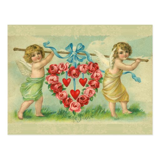 Victorian Valentine Postcard Zazzle