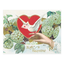 Victorian Valentine Postcard