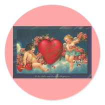 Victorian Valentine To My Valentine stickers
