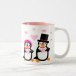 Victorian-ValentinePenguins, Happy Valentines Day! Mug