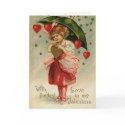 Victorian Valentine's Day Card card