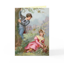 Victorian Valentines Day Card