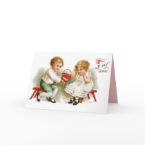 Victorian Valentine's Day Card
