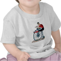 Victorian Velocipede Vintage bicycle Acrobat T Shirt