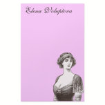 Victorian Vixen Letterhead Paper Customizable stationery