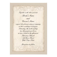 Victorian Wedding Invitation