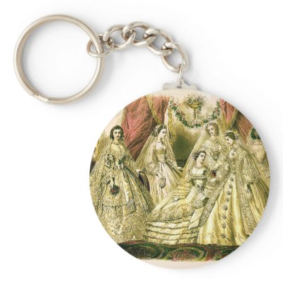 Victorian Wedding Keychain