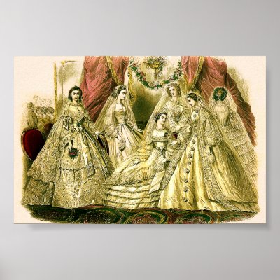 Victorian Wedding Print