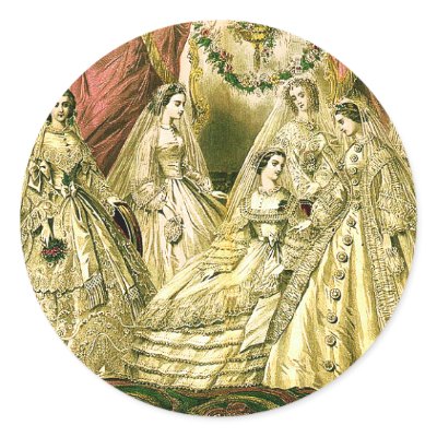 Victorian Wedding Stickers