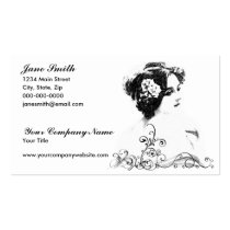 Victorian Woman business cards