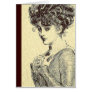 Victorian Woman Card Victorian Woman Card